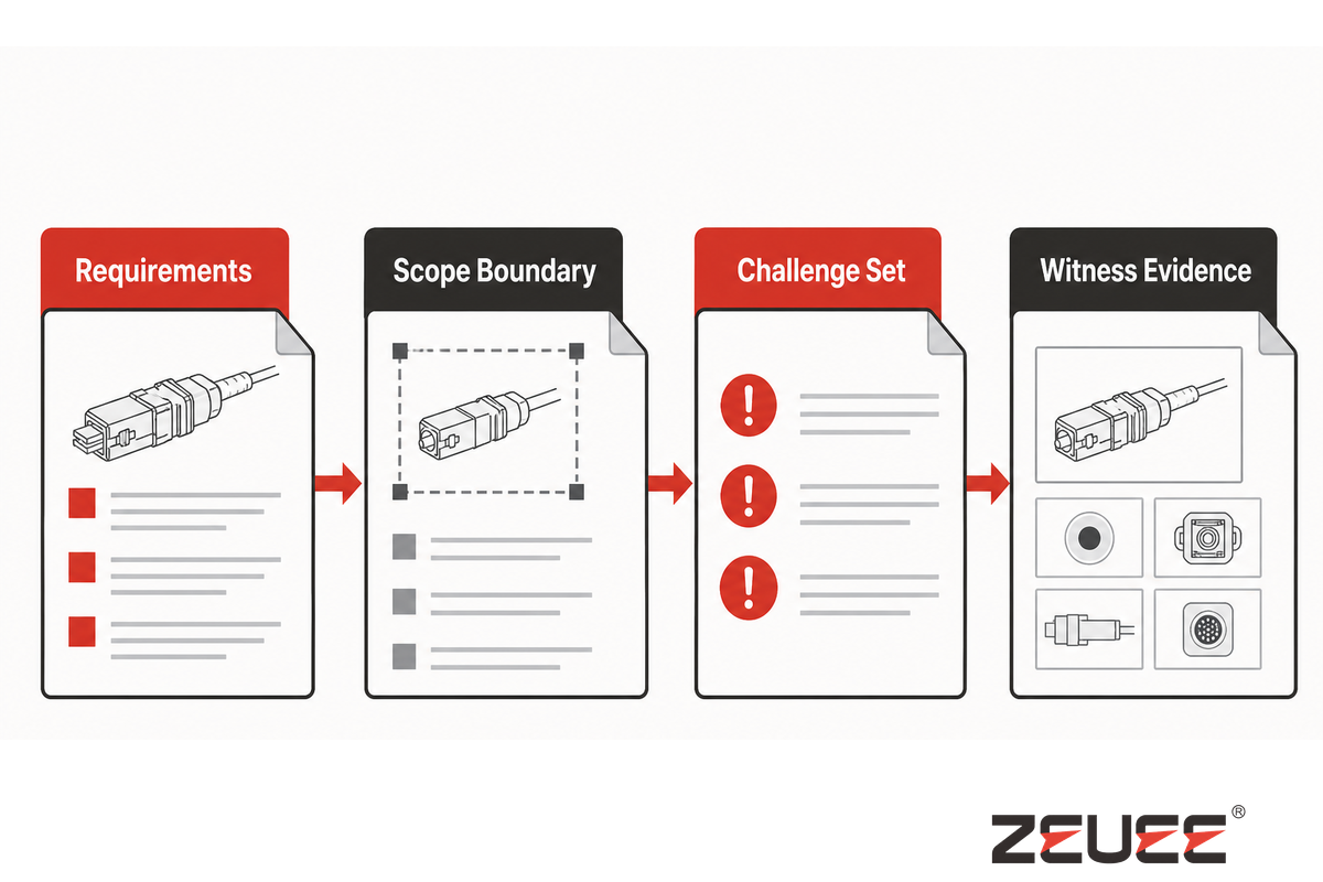 Turn Your Requirements Into a Witnessable FAT Plan — ZEUEE
