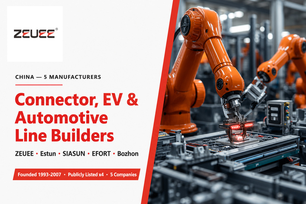 China: 5 Manufacturers — ZEUEE
