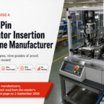 Cover: a single-station twist pin insulator insertion machine, with the article's four archetypes and nine proof grades named