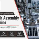 Brush assembly machine engineering guide covering process, quality controls, changeover and FAT