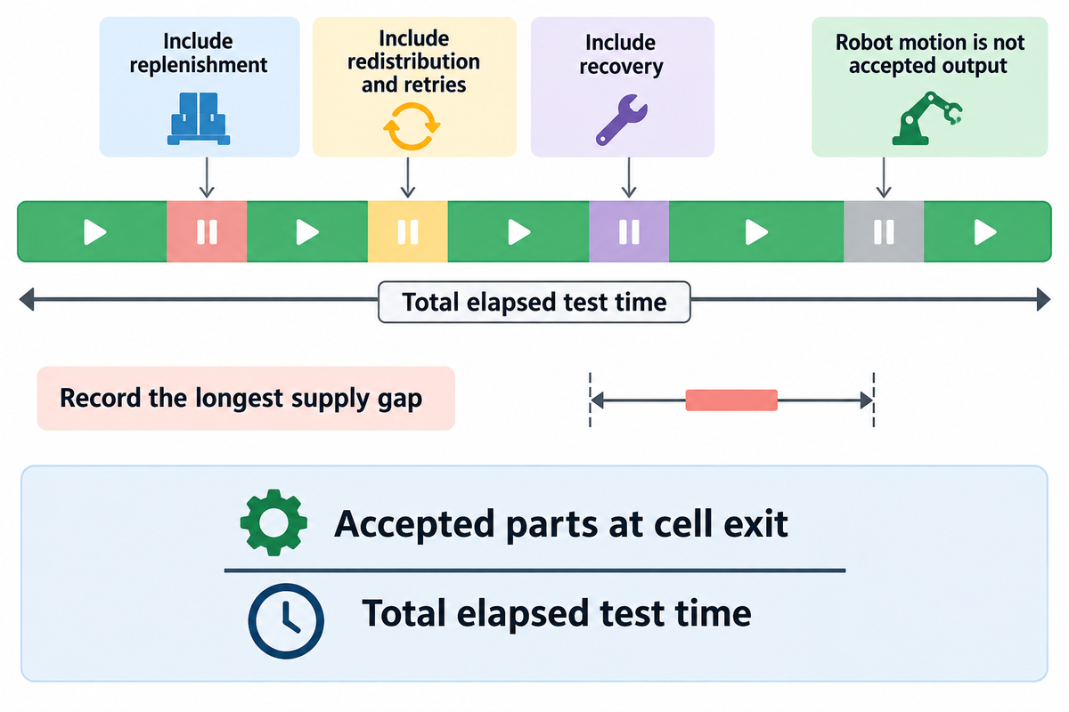 Throughput: Count Good Parts at the Cell Exit — ZEUEE